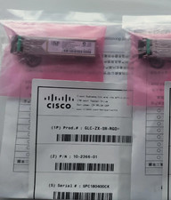 Cisco GLC-ZX-SM-RGD 1000BASE-ZX SFP modules 70KM (Brand New Sealed) picture