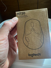 Logitech M720 Multi-Device Mouse Bluetooth/USB Wireless 8-Button 1000 DPI Brown picture