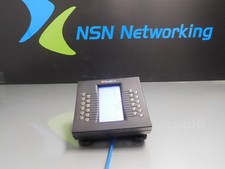 ShoreTel 24 Shorephone SBB BB24 24-Button Black Phone Expansion Module w/ Base picture