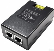Gigabit DC PoE+ Injector | 12V 24V (12-48V) DC Input | 50V 30W DC PoE+ Out | ... picture