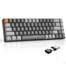 ZIYOU LANG RK68 60% Wireless Mechanical Keyboard, Bluetooth 5.0/2.4Ghz Dual M... picture