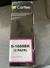 Cartlee Canon-Compatible Ink 2-Pack D - 1660BK Ink Cartridge Sealed New picture