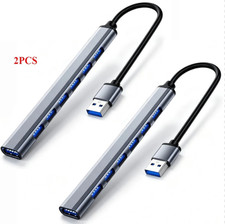 2X 7 Port Powered USB 3.0 Hub High Speed Extension Splitter Adapter for Desktop picture