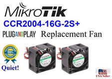 2x Quiet Version Replacement Fans for MikroTik CCR2004-16G-2S+ picture