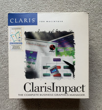 Vintage Claris Impact for Macintosh; Boxed with Manuals and Disks; 1993 picture
