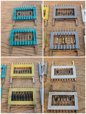 8x Gold Rare Vintage Mainframe Burroughs Transistor Cordwood Modules B2500/B5000 picture