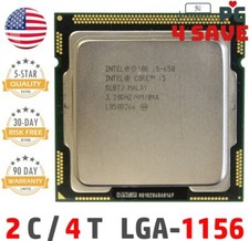 Intel Core i5-650 3.20GHz 2-Core 4MB LGA1156 Desktop CPU Processor SLBLK SLBTJ picture