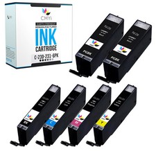 6-Pack Compatible PGI-230 and CLI-231 Ink Cartridges for Canon PIXMA TS8820 picture