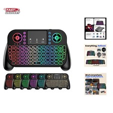 Mini Keyboard with Touchpad-2.4GHz & Bluetooth Dual-Mode,7-Color Backlight, M... picture