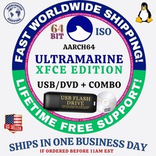 ULTRAMARINE LINUX OS ISO KDE GNOME XFCE  BUDGIE 64BIT USB-DVD, LIVE-FULL, MAC PC picture