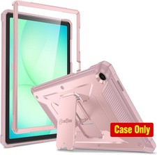 Shockproof Case for Galaxy Tab A11+/A9+ 11 Inch, Rose Gold, Kickstand, Lightweig picture
