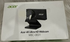 Acer 4K Webcam for Pc/Mac with All-Metal Unibody Sculpted 1/2