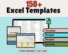 150+ Excel Templates | Business, Personal, Budget, Project,Invoice, Tracker picture