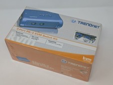 Trendnet TK-205K 2-Port PS/2 KVM Switch Kit Cables Included New Sealed Box picture