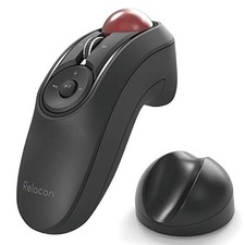 ELECOM Relacon Bluetooth Trackball Mouse Handheld Media Control M-RT1BRXBK R810 picture