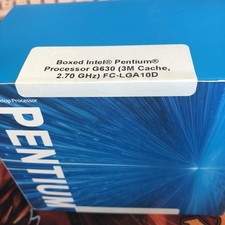 Intel Pentium Processor G630 3M CACHE 2.70 GHz FC-LGA 10D CORE NEW IN BOX picture