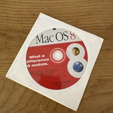 Apple Mac OS 8.0 Ver. 8 Original 1997 CD-ROM Vintage Macintosh Software NFR picture