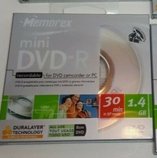 Memorex Mini DVD-R 4X 1.4 GB 30 Min Recordable NEW SEALED  picture