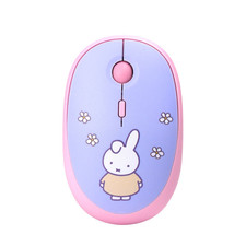 Miffy Wireless Mouse Bluetooth 2.4GHz Silent Multi Device Pink Royche picture