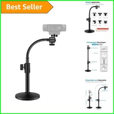 Versatile Gooseneck Webcam Stand for Logitech & Microphones - Height Adjustable picture