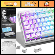 Custom Shine Through Keycaps Set, IMD Tech, 118 Keys for 60/75/100% Mechanical K picture