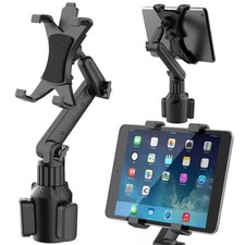 Car Cup Holder Tablet Mount Adjustable Arm for iPad Pro 10.5 9.7 Air Mini iPhone picture