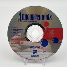 Announcements 3.0 For Windows (Vintage PC CD-ROM) picture