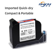 3pcs Blue Quick Drying Refill Cartridge Ink for 12.7mm Handheld Inkjet Printer picture
