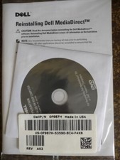 Dell MediaDirect 3.5 Reinstallation Disc and Manual Unopened  picture