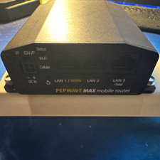 Pepwave MAX LTE Wi-Fi Router Unlocked, 3 LAN Ethernet (RJ-45) Ports, Black picture