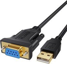 CableCreation USB to RS232 Adapter with PL2303 Chipset, 6.6ft USB 2.0 Male picture