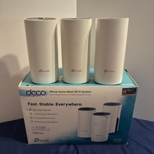 TP-Link Deco M4R AC1200 Whole Home Mesh Wi-Fi 5 System (3-Pack) White Good picture