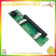 Open Box Shinreal XIC 0516PE 2-Port MCIO 8I To PCIe X16 Riser Card Adapter picture