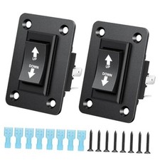 2 PCS DPDT Momentary Rocker Switch 12V 30A, Polarity Reversing Up Down Switch picture