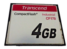 1 PIECE TRANSCEND CF170 INDUSTRIAL COMPACT FLASH CARD 4GB #GK14740 picture