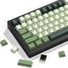 Double Shot PBT keycaps Green, Cherry Profile Keyboard Keycaps picture