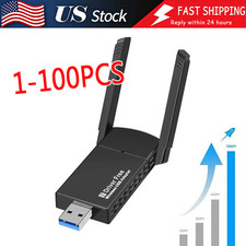 USB 3.0 Wireless WIFI Adapter 1300Mbps Long Range Dongle Dual Band Network lot picture