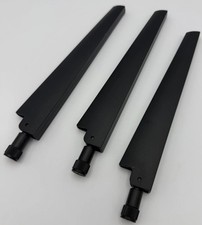 NETGEAR R7350 Nighthawk AC2400 OEM Antennas Set of 3 Replacement Black picture