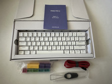 Anne Pro 2 White 60% Bluetooth RGB Dual mode Mechanical Keyboard Blue Switch picture