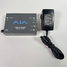 AJA HB-R-HDMI HDBaseT to HDMI Receiver w/ OEM Power Supply Tested Working picture