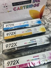 Miss Deer 972A Ink Cartridges Compatible Replacement Ink for HP 972 972A 972X... picture