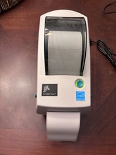 Zebra LP 2824 Plus Direct Thermal Label Printer 282P-201110-000 w/ labels tested picture