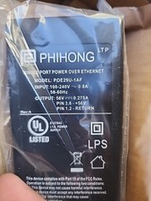 PHIHONG POE Injector POE29U-1AF  Single Port Power Over Ethernet picture