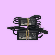 Genuine HP AC Adapter Charger PPP009L-E 18.5V-3.5A Lot of 2 Black #L2698 picture