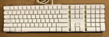 Apple Keyboard (Model A1048) White Full-Sized Wired USB Keyboard With Number Pad picture