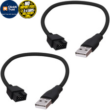 YARCHONN USB 2.0 to 9Pin Motherboard Header Adapter Extension 7.87 inches picture