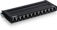 12-Port Cat6A Shielded Patch Panel, 10G Ready, 12 port, Multicolor picture