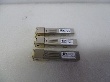 LOT OF 3 Foundry ABCU-5700RZ-FD Gigabit 1000BASE-TX RJ45 E1MG-TX SFP MODULE picture