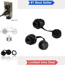 2PCS RJ45 Ethernet Coupler CAT6 Shielded Panel Mount Bulkhead IP67 Waterproof picture
