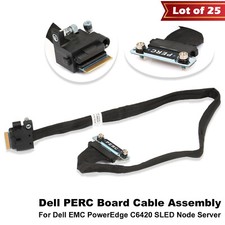 Lot 25 Dell EMC PowerEdge C6420 Server Midplane Linking PERC Board Cable 8WD2X picture